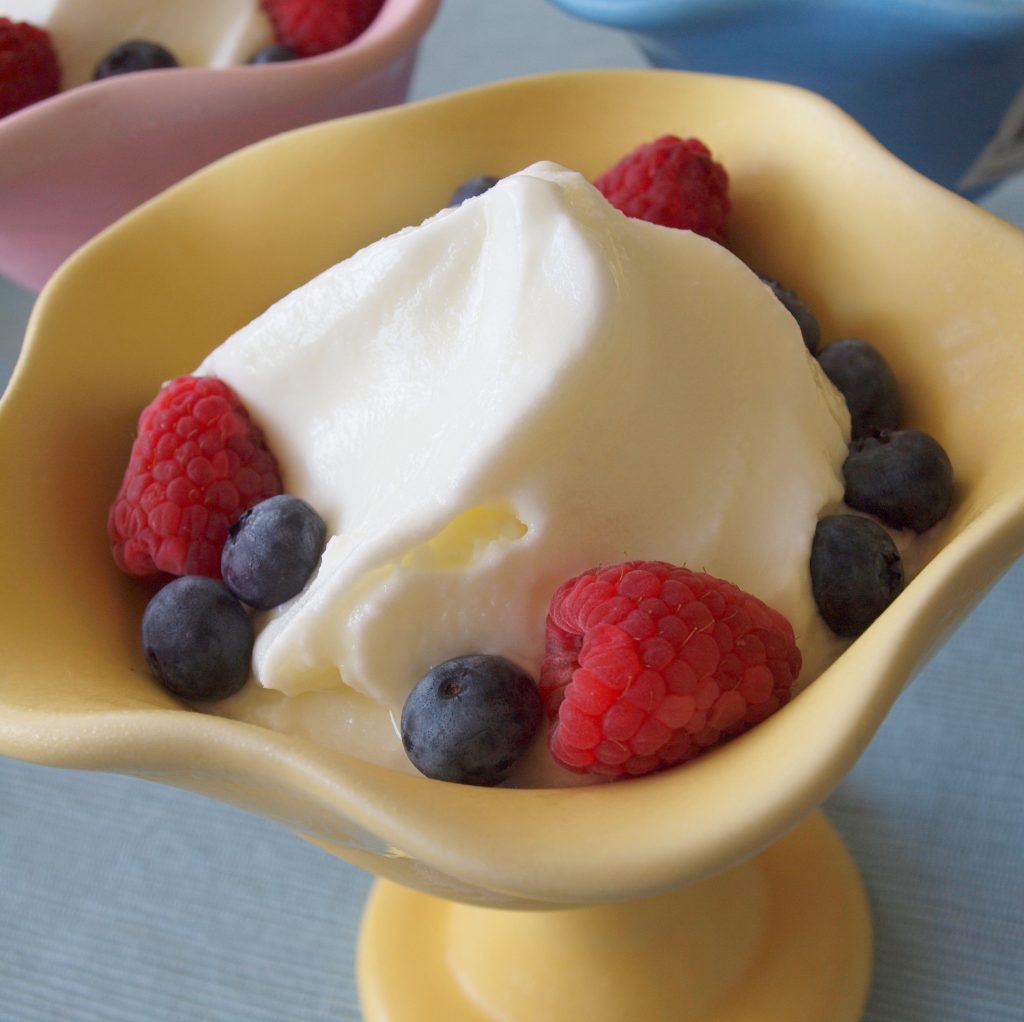 lo yogurt gelato o gelato alla frutta goloso e light